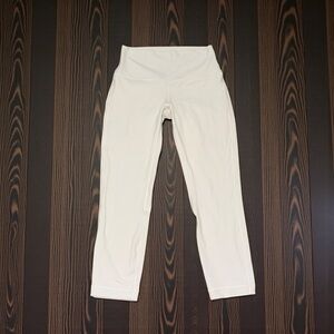 Lululemon Align High Rise 23” Double Lined Legging in Bone Size 8